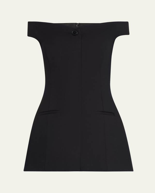 Sandrine Off-Shoulder Mini Dress